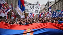 Potestas contra el Gobierno de Vucic en Belgrado, Serbia, 15 de marzo de 2025