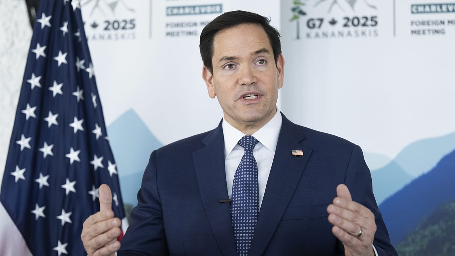 Marco Rubio amerikai külügyminiszter a G7 külügyminisztereinek kanadai tanácskozása után