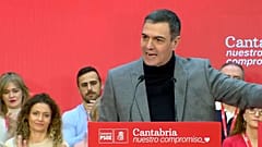 Pedro Sánchez Cantabria'daki PSOE kongresinin kapanış konuşmasında