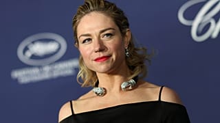 Emilie Dequenne no 76.º Festival de Cinema de Cannes, 19 de maio de 2023.