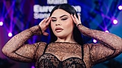 Miriana Conte after winning the Malta Eurovision Song Contest