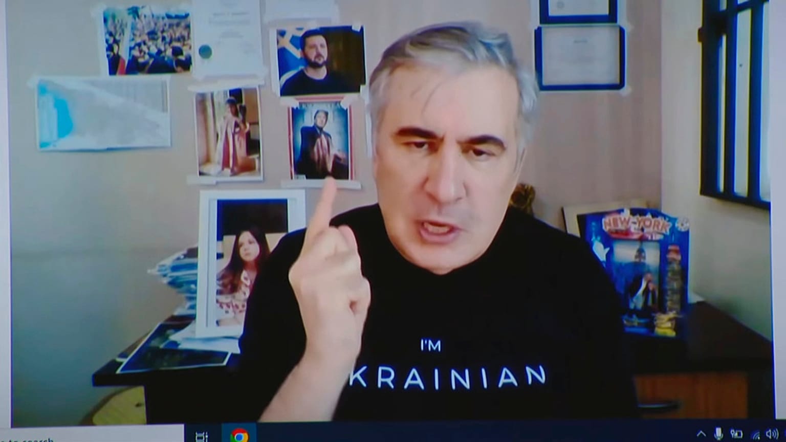 Imagen del expresidente de Georgia, Mijaíl Saakashvili.