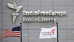 Τα κεντρικά γραφεία του Radio Free Europe/Radio Liberty στην Πράγα.