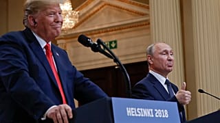 Donald Trump y Vladímir Putin en una imagen de archivo.