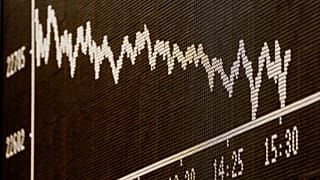 La curva del índice bursátil alemán DAX en la bolsa de Fráncfort, Alemania. 4 de marzo de 2025.