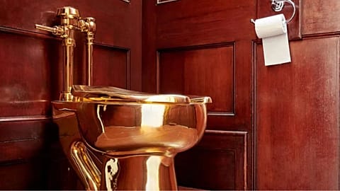 Jury convicts thieves who stole golden toilet artwork from English palace 