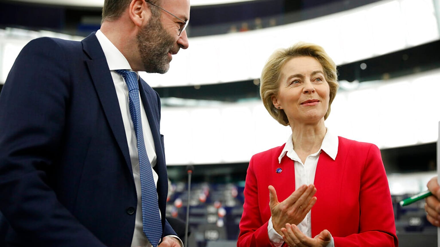 Manfred Weber és Ursula von der Leyen