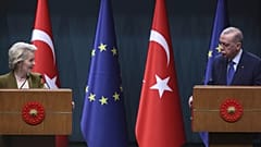 Avrupa Komisyonu Başkanı Ursula von der Leyen ile Cumhurbaşkanı Recep Tayyip Erdoğan / 17 Aralık 2024
