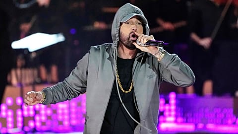 Unreleased Eminem music stolen and sold online – former studio engineer charged - Pictured: Eminem performs in 2024