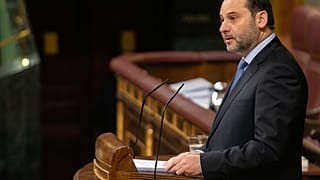 Ábalos interviene desde la tribuna del Congreso de los Diputados en una imagen de archivo