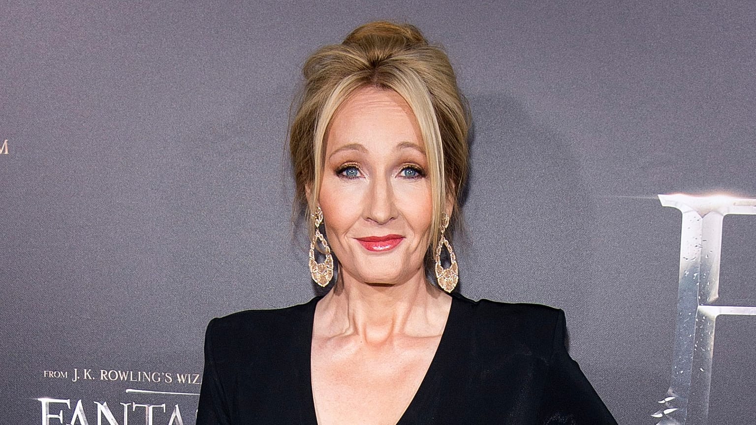 J.K. Rowling at the world premiere of 'Fantastic Beasts and Where to Find Them' in New York on 10 November 2016.