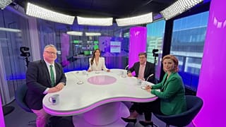 Mariana Correa com Francisco Assis, Henrique Burnay e Isabel Marques da Silva