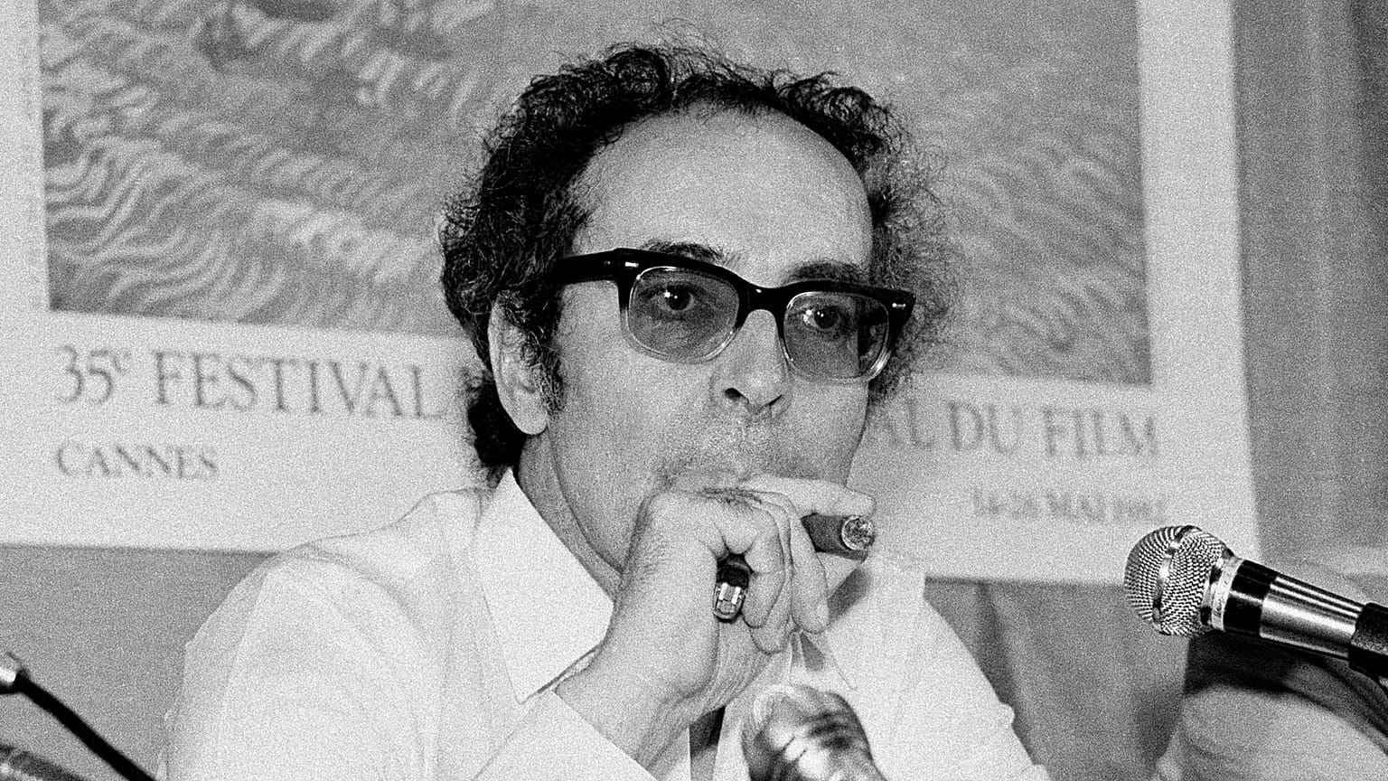 Film yönetmeni Jean-Luc Godard 1982 yılında Cannes festivalinde