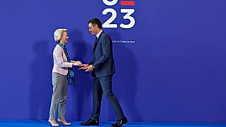 Der spanische Premierminister Pedro Sánchez beschwerte sich offen über den Begriff "Europa aufrüsten".