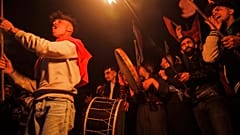 Menschen feiern Nowruz in Akre