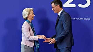 El presidente del Gobierno español, Pedro Sánchez, se quejó abiertamente del término 'Rearmar Europa'.