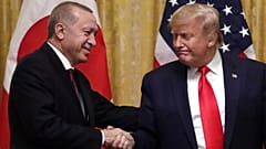 ABD Başkanı Donald Trump ve Cumhurbaşkanı Recep Tayyip Erdoğan, Beyaz Saray, Washington, 13 Kasım 2019.