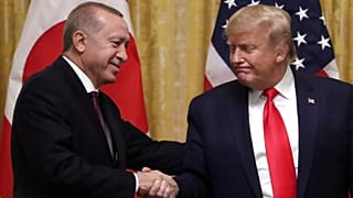 ABD Başkanı Donald Trump ve Cumhurbaşkanı Recep Tayyip Erdoğan, Beyaz Saray, Washington, 13 Kasım 2019.