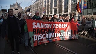 Thousands of demonstrators in Amsterdam against racism and fascism