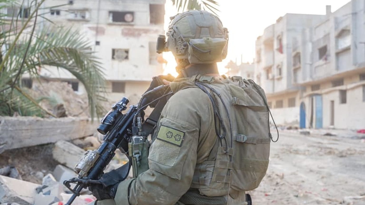 Izraeli katona Rafahban, március 23. vasárnap reggel
