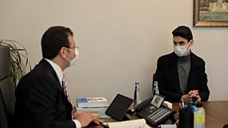 Berkay Gezgin, Ekrem İmamoğlu ile birlikte, 6 Nisan 2021