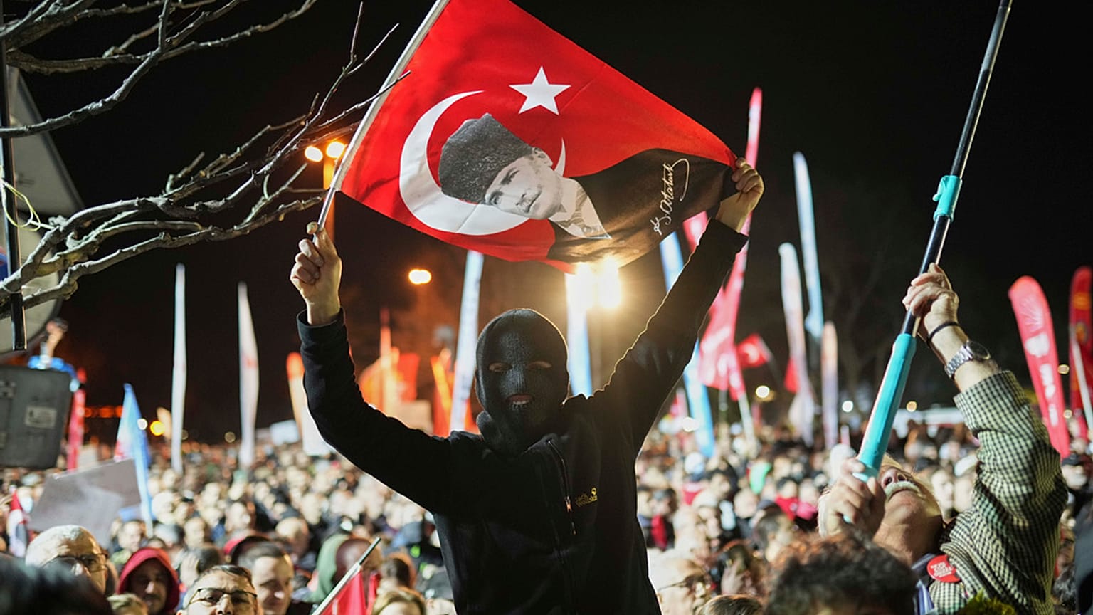 Antyrządowe protesty w Turcji.