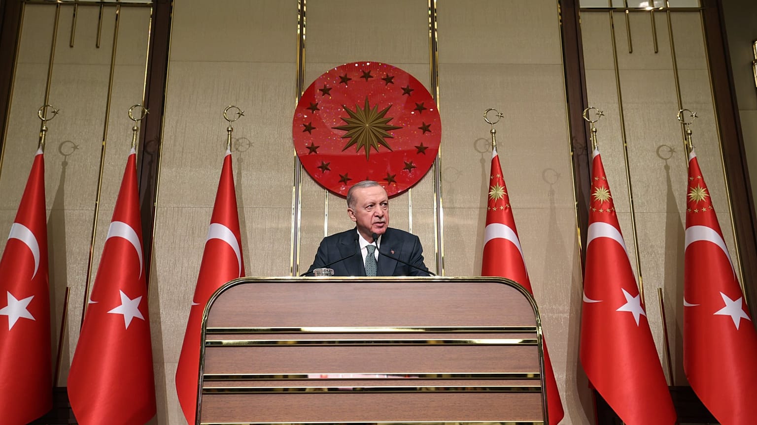 Cumhurbaşkanımız Sayın Recep Tayyip Erdoğan, Beştepe Külliyesi'nde Üniversiteli Gençler ile İftar Programı'nda konuşurken, 25 Mart 2025