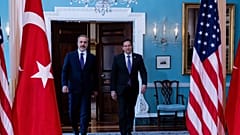 Dışişleri Bakanı Hakan Fidan, ABD Dışişleri Bakanı Marco Rubio ile birlikte Washington'da, 25 Mart 2025