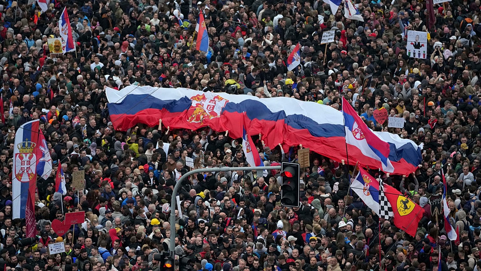 Proteste in Serbia