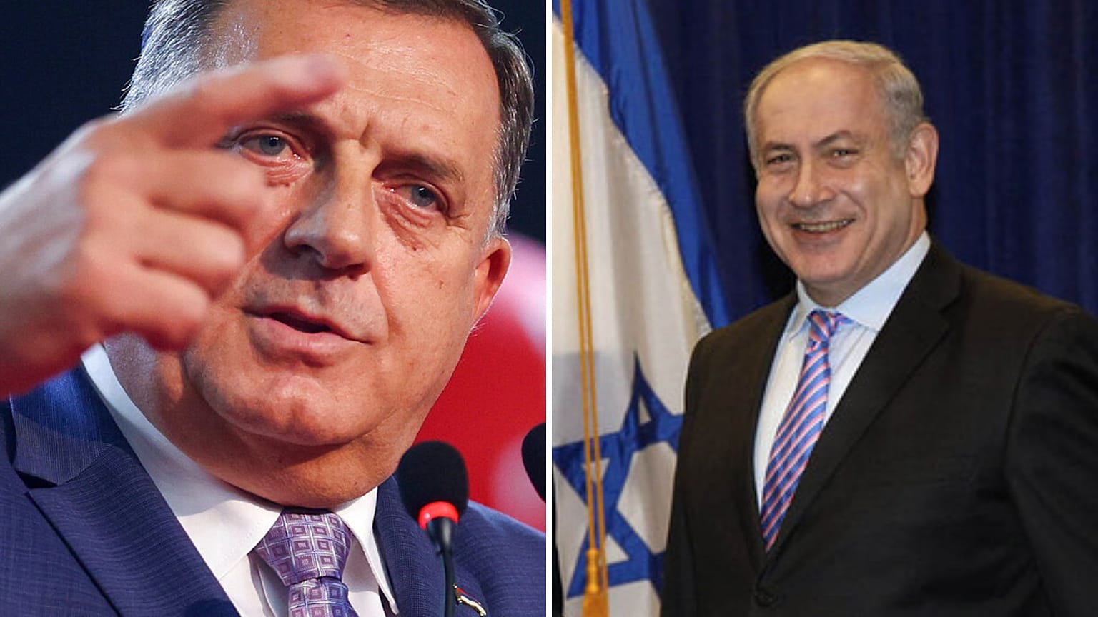 Milorad Dodik és Benjámin Netanjahu