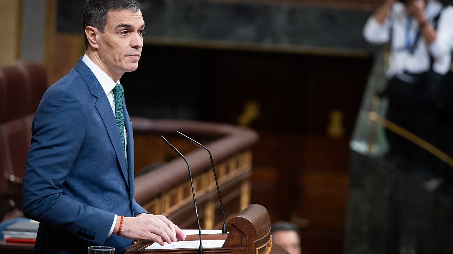 Pedro Sánchez en el Congreso