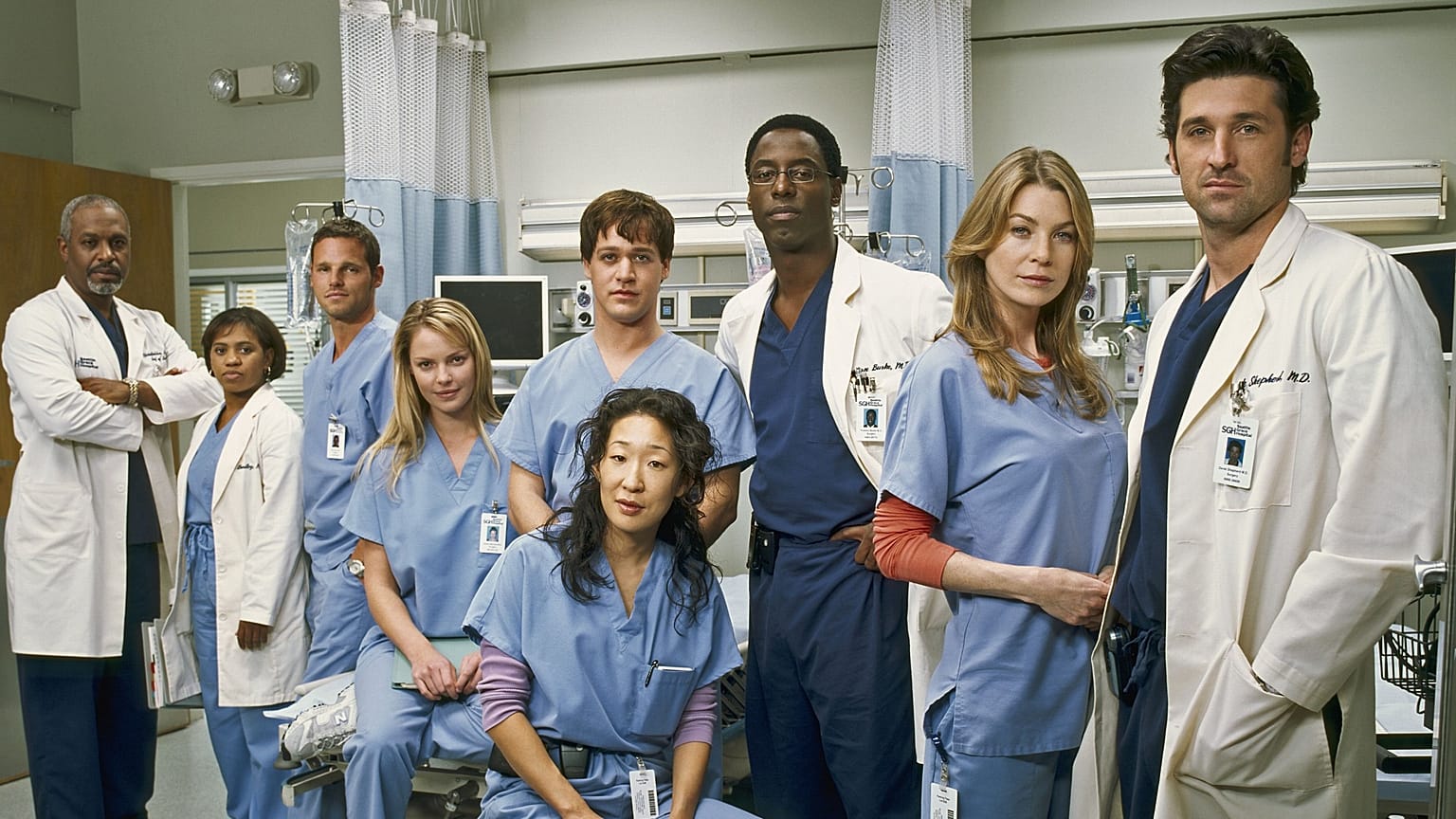 El reparto original de 'Anatomía de Grey'