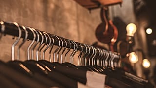 Clothing hangers.