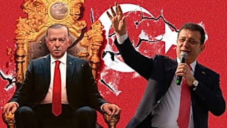 Recep Tayyip Erdoğan elnök és Ekrem İmamoğlu, isztambuli polgármester