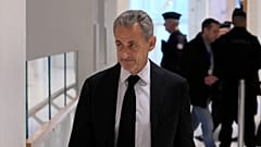Former French President Nicolas Sarkozy arrives at the courthouse for his trial over alleged illegal financing of his 2007 presidential campaign, 15 January, 2025