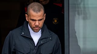 Brazilian footballer Dani Alves leaves Brians 2 penitentiary in Sant Esteve Sesrovires near Barcelona, 25 March, 2024