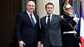 Aoun és Macron Párizsban