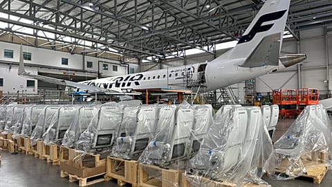 Finnair is refitting its older aircraft to make the cabins feel brand new. 
