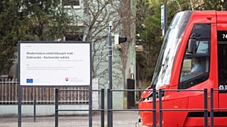 The modernisation of the tram line Dúbravsko-Karloveská Radál, in Slovakia was supported by the EU's cohesion fund