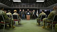 Vice President JD Vance speaks at the US military's Pituffik Space Base in Greenland, 28 March, 2025