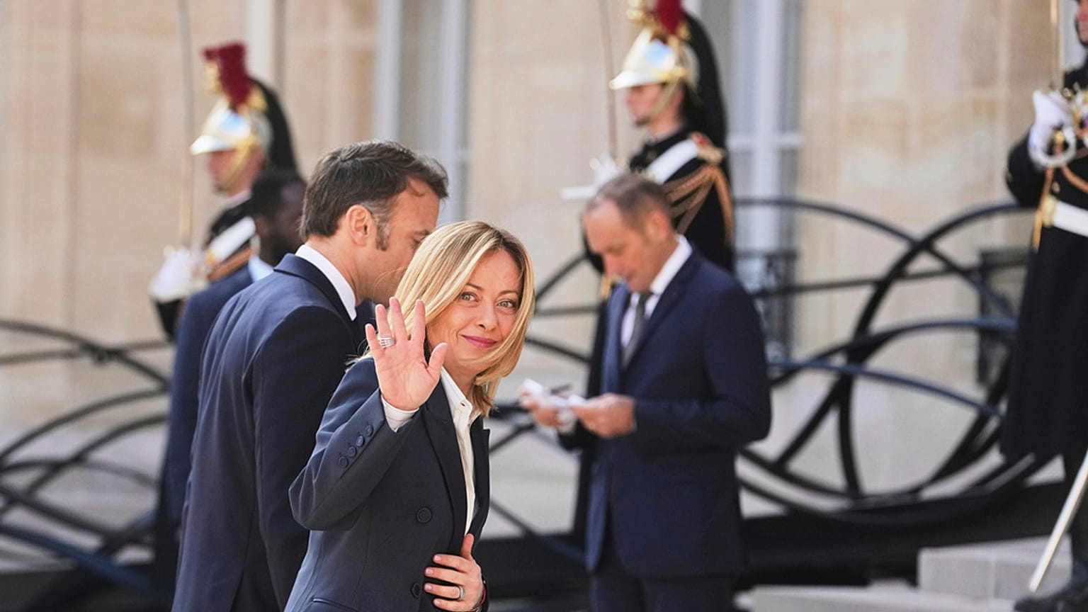 Giorgia Meloni olasz miniszterelnök