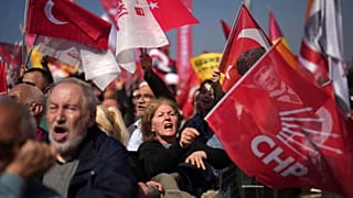 تظاهرات بزرگ مخالفان اردوغان در استانبول