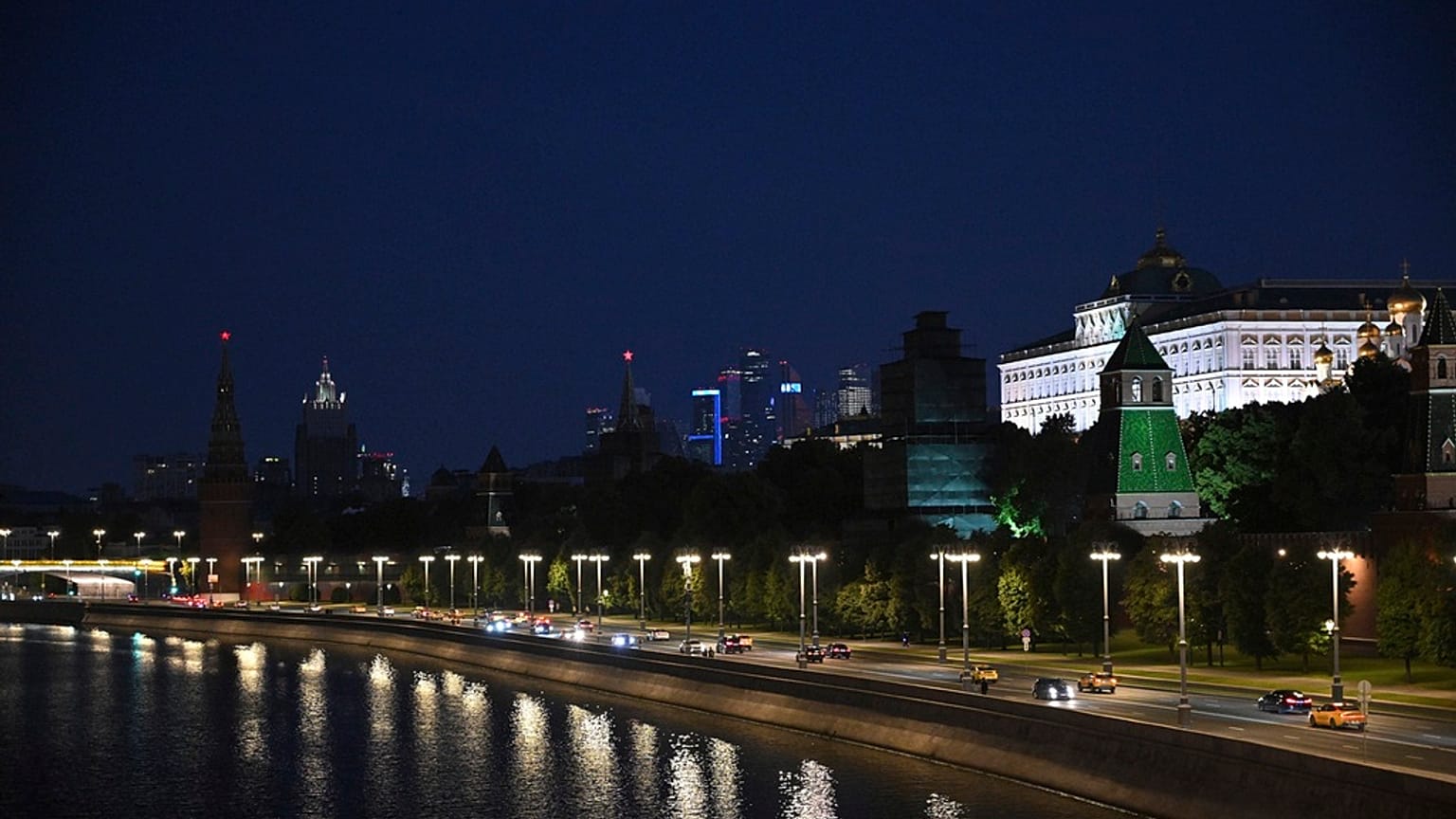 ILLUSZTRÁCIÓ! - esti kép az orosz fővárosról, 2023. június 24. 