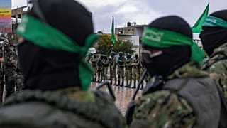 عکس آرشیوی از شبه‌نظامیان جنبش مقاومت اسلامی فلسطین، حماس