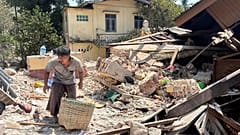 Nachbeben der Stärke 5,1 in der Nähe von Mandalay in Myanmar
