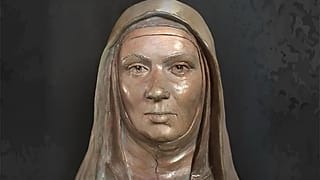The reconstruction of Saint Teresa of Avila is by Australian forensic sculptor Jennifer Mann 