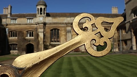 The original chapel clock hour-hand stolen in a student prank almost a century ago