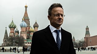 Szijjártó Péter a moszkvai Vörös téren