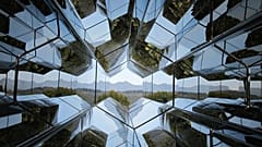 Olafur Eliasson 'Viewing machine', 2001-2003. Installation view, Inhotim, CACI, Brumadinho, Brazil, 2010. 
