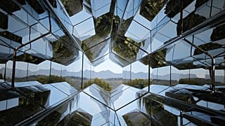 Olafur Eliasson 'Viewing machine', 2001-2003. Installation view, Inhotim, CACI, Brumadinho, Brazil, 2010.